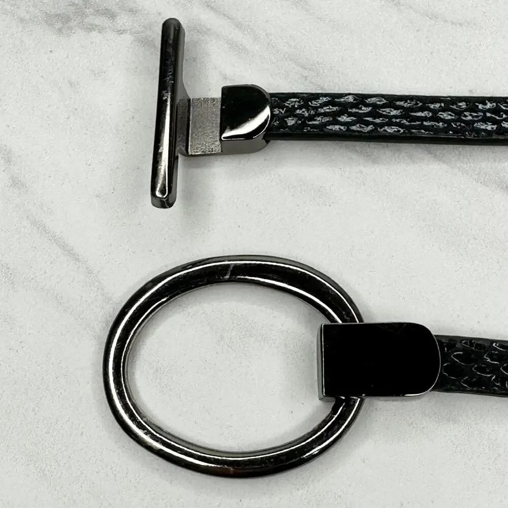 Express Snake Print Skinny Belt Small/Medium (S/M) ✨